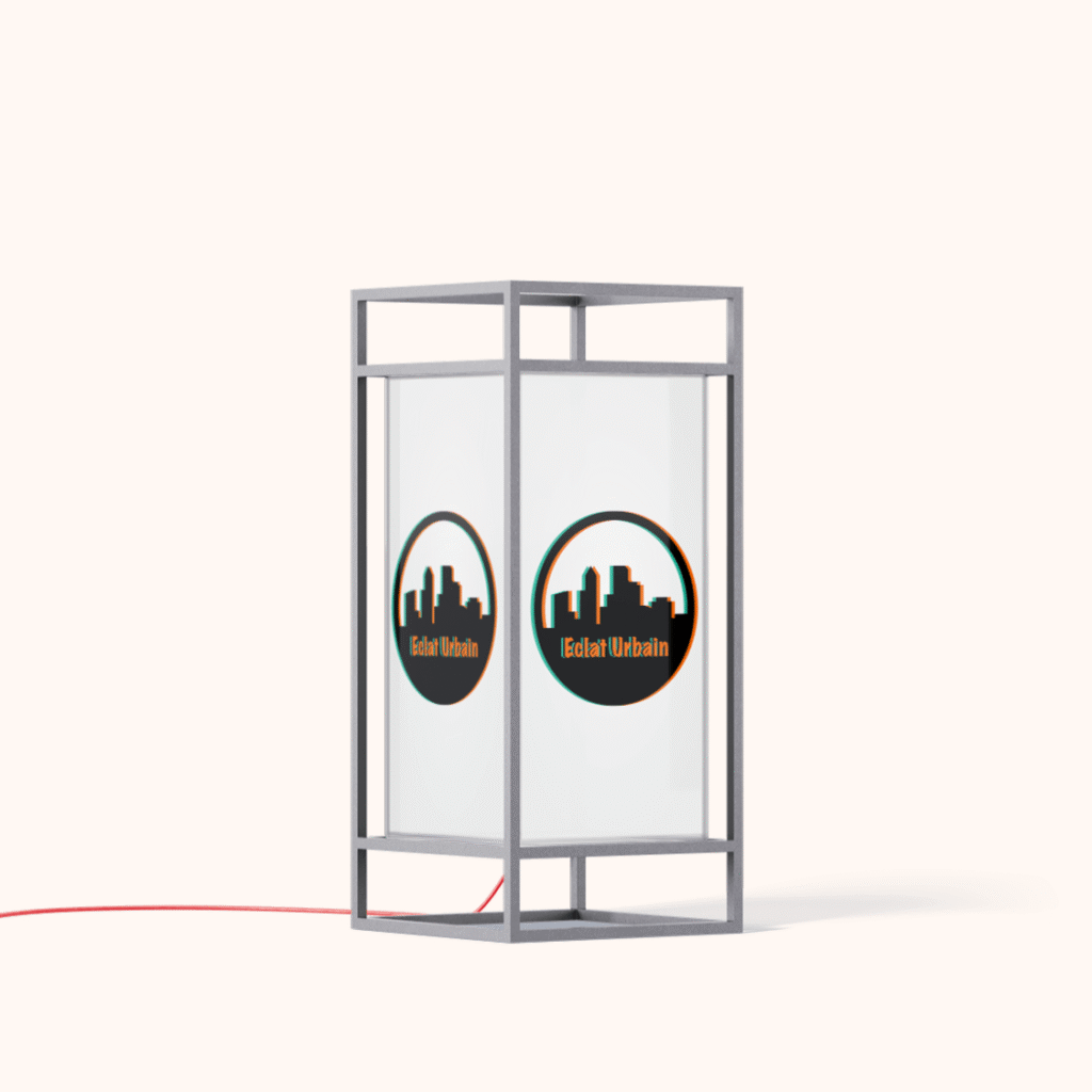Mockup du logo de Eclat Urbain, une agence de street art