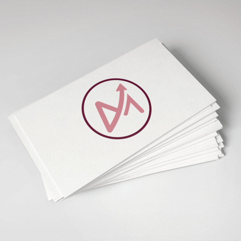 Mockup du logo de Morgane Business, une agence de coaching en business