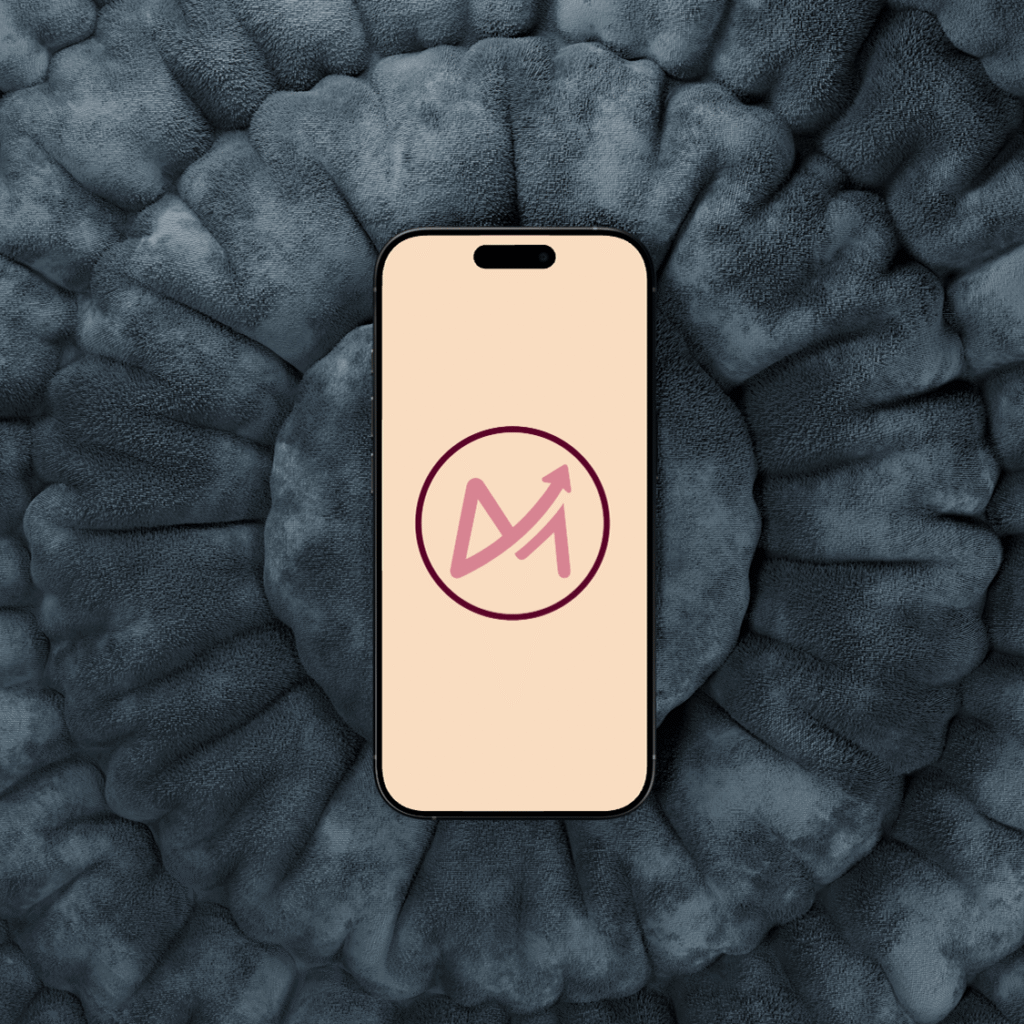 Mockup du logo de Morgane Business, une agence de coaching en business